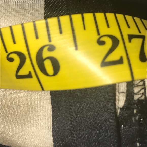 Lela Rose Striped Silk Peplum Top Blouse Hidden Back Zipper Sleeveless Size 10 - Picture 8 of 9